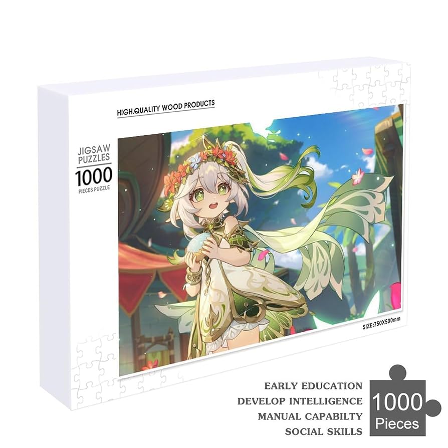 【原神グッズ】鐘離　1000ピースパズル　額縁付き 原神グッズ】鐘離 1000ピースパズル 額縁付き - メルカリ
